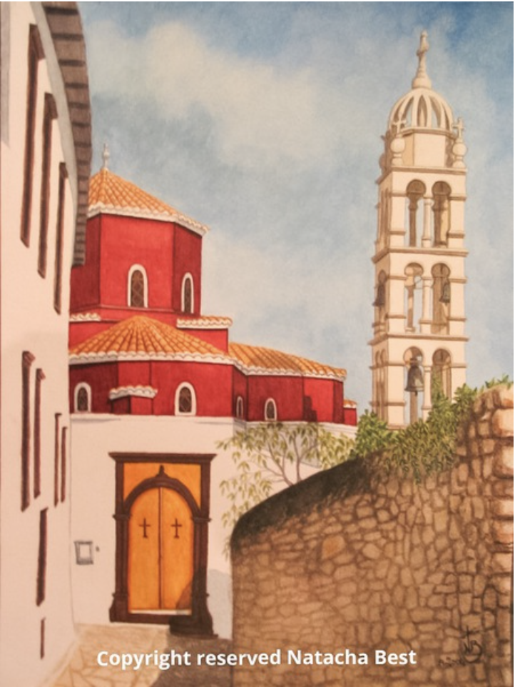 Natacha Best - artist living and working on Hydra Island Greece.
