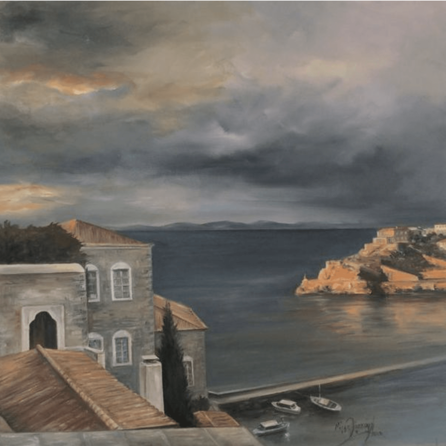 Nellie Laskari, Artists on Hydra Island Greece
