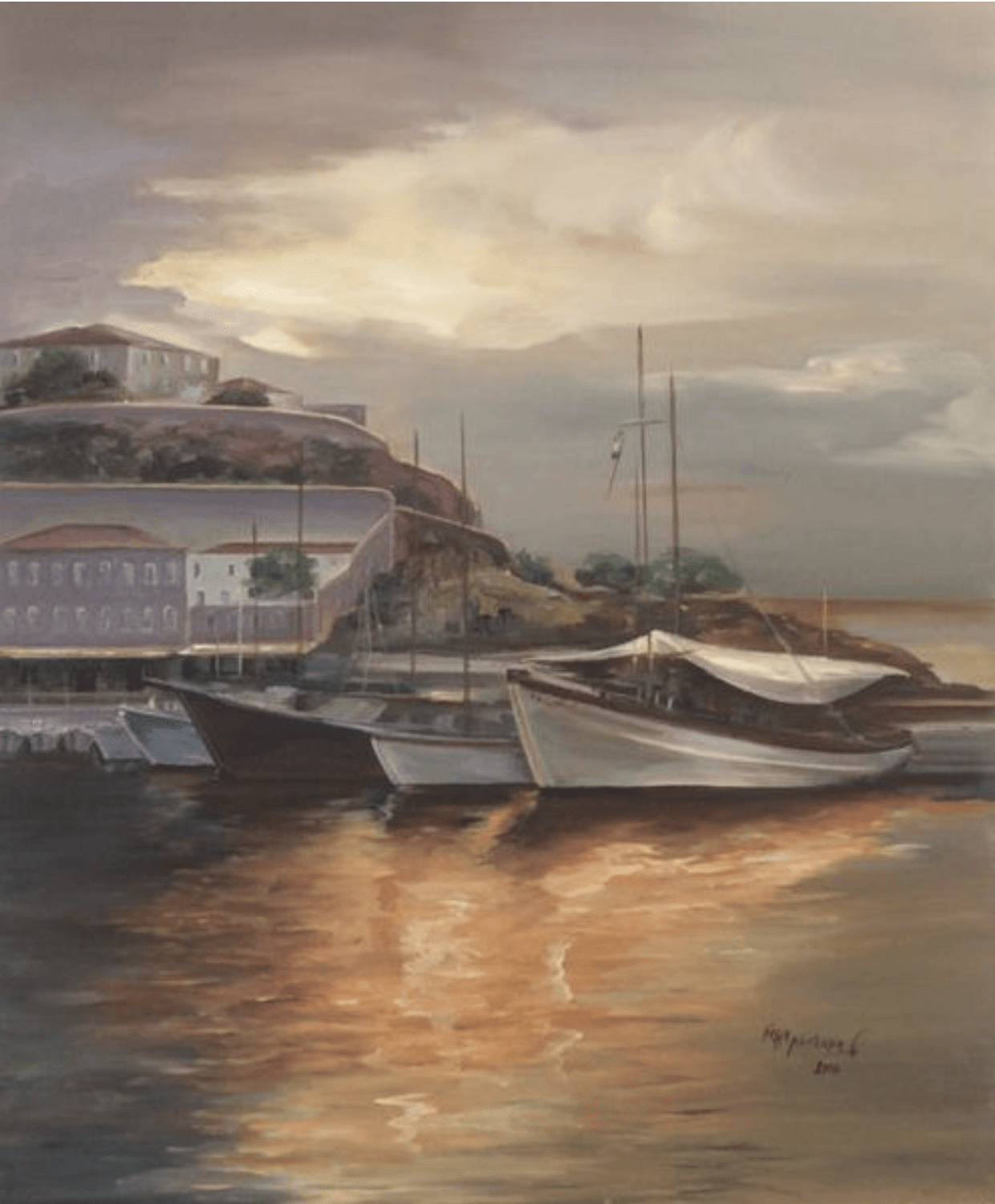 Nellie Laskari, Artists on Hydra Island Greece