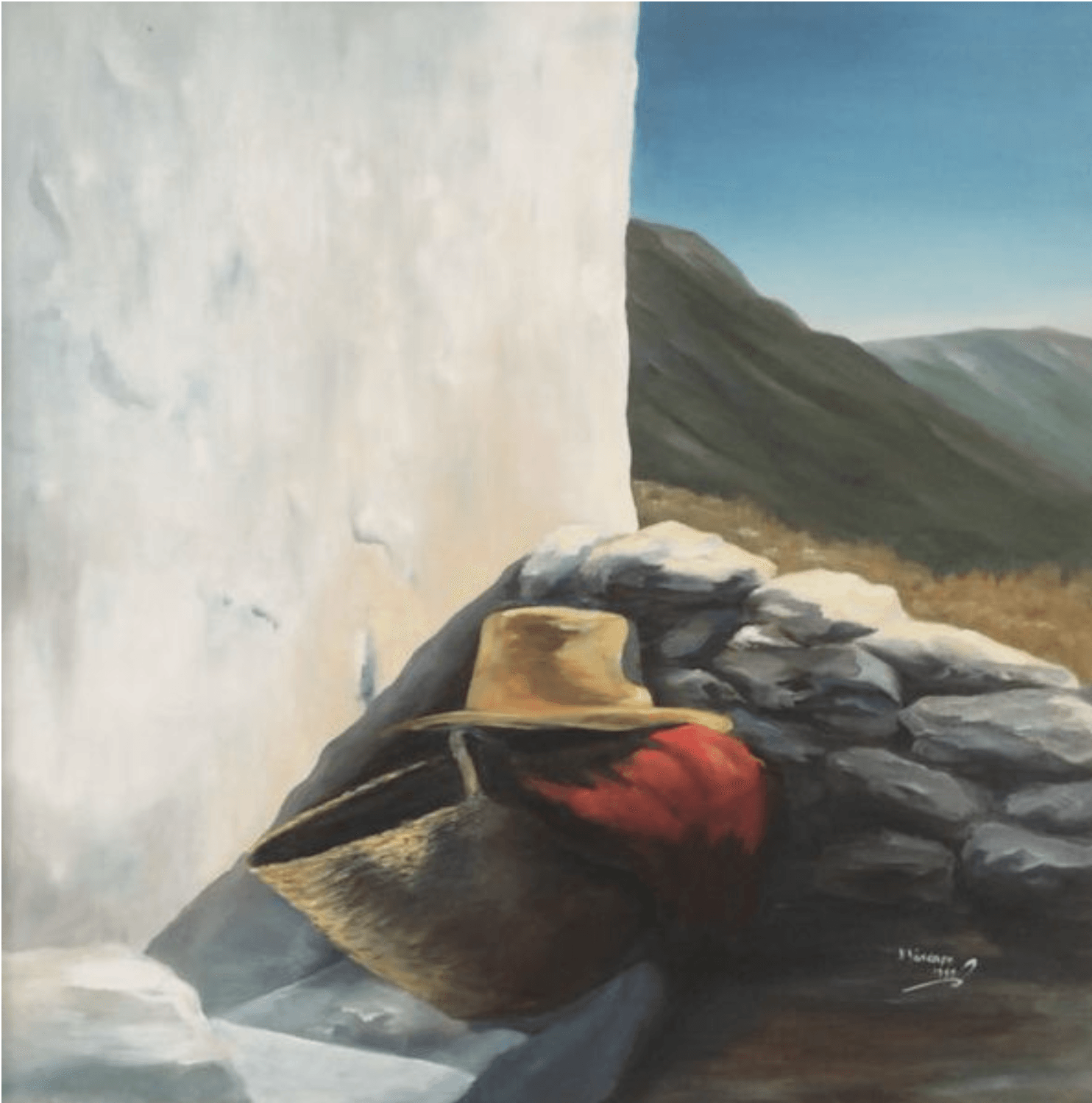 Artist Nellie Laskari- artists on Hydra Island Greece, original paintings for sale.