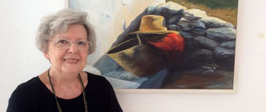 Nellie Laskari - Artist on Hydra Island Greece.