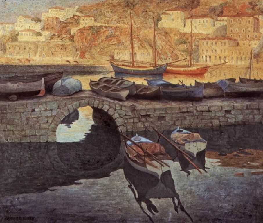 Pavlos Pantelakis, Artists on Hydra Island Greece