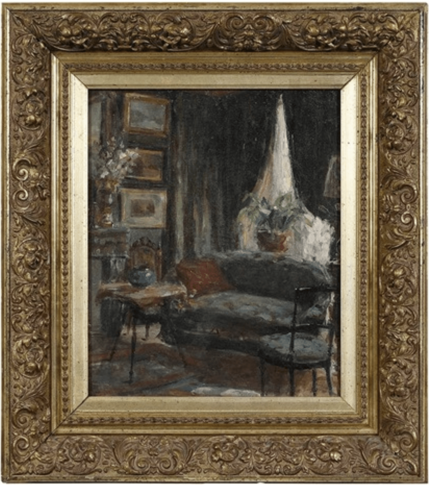 Room Interior Pericles Byzantios, Artists on Hydra Island Greece