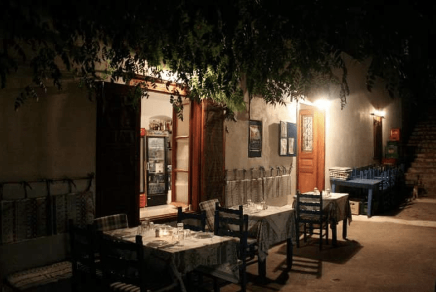 Pirofani Restaurant on Hydra Island Greece