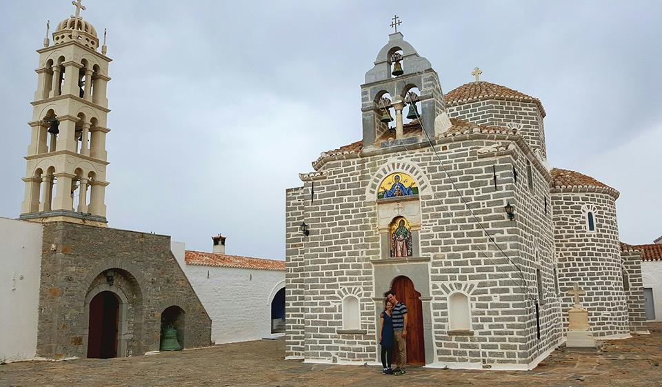 Profitis Ilias on Hydra Island Greece