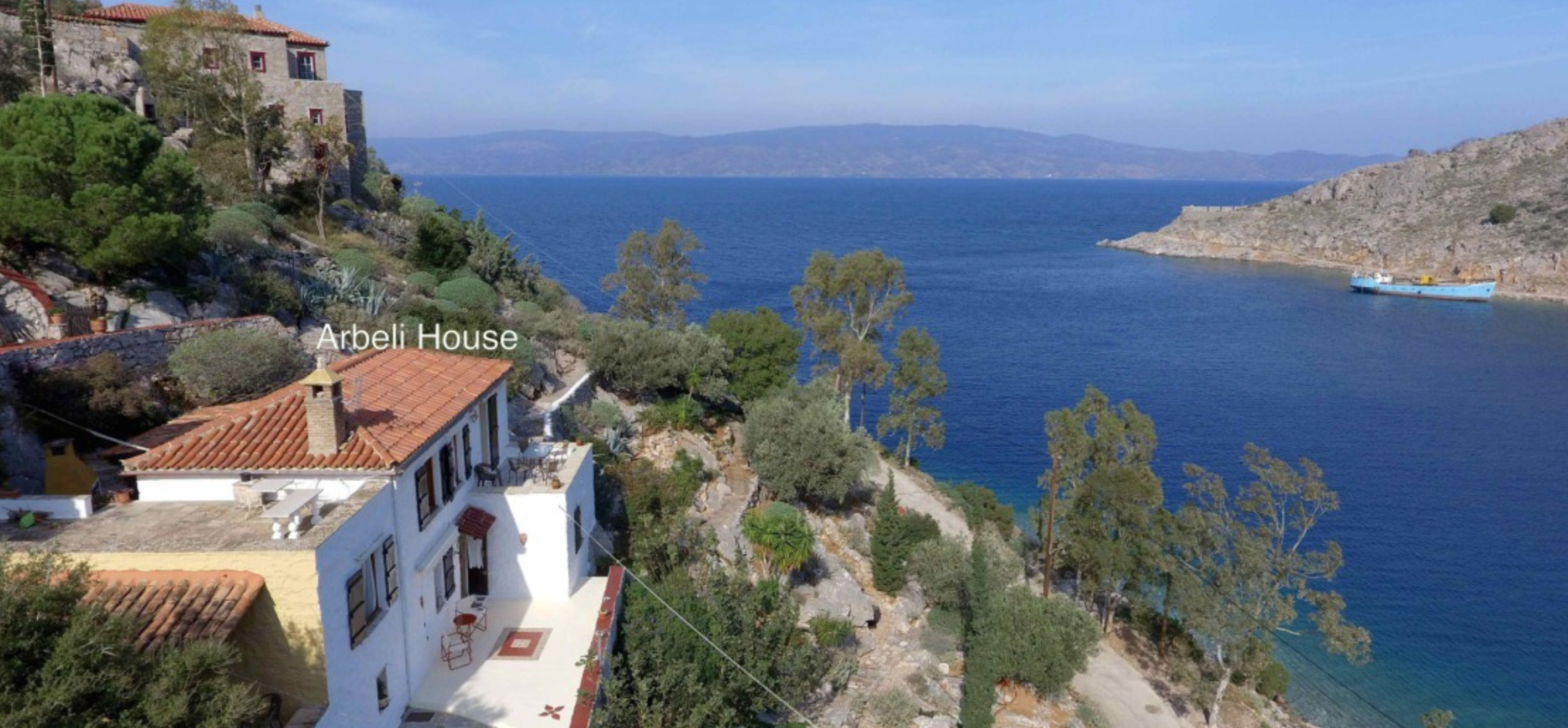 Arbeli House, full details & book direct Arbeli House (Mandraki Bay) - Private Holiday Houses on Hydra - Accommodation on Hydra Island Greece.