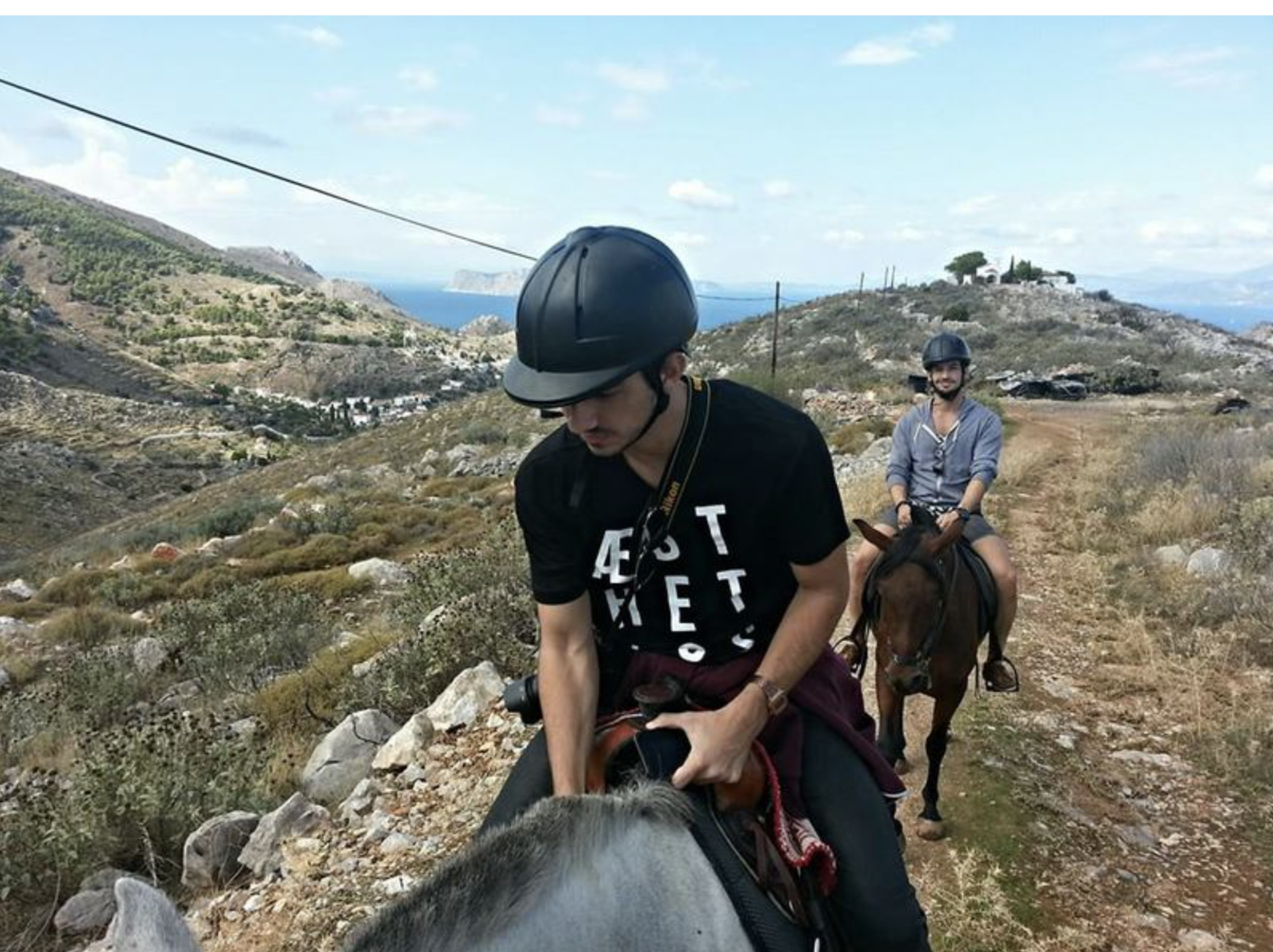 Harriet's Hydra Horses St. Matrona Trek on Hydra Island Greece