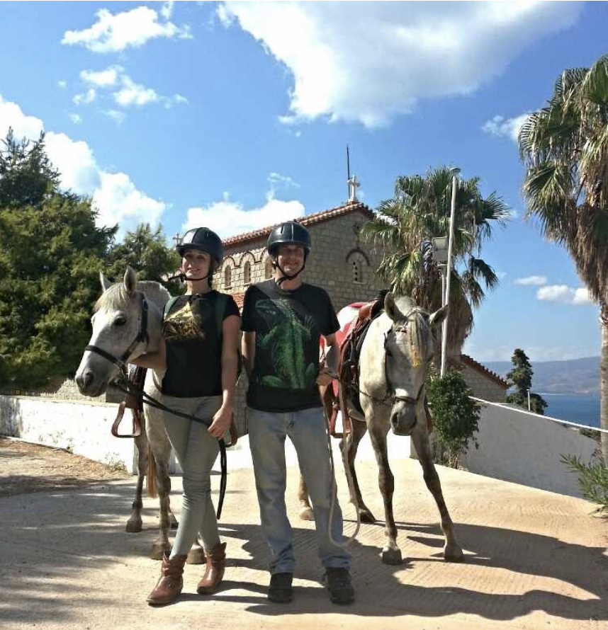 Harriet's Hydra Horses Ag. Konstantinos Trek on Hydra Island Greece