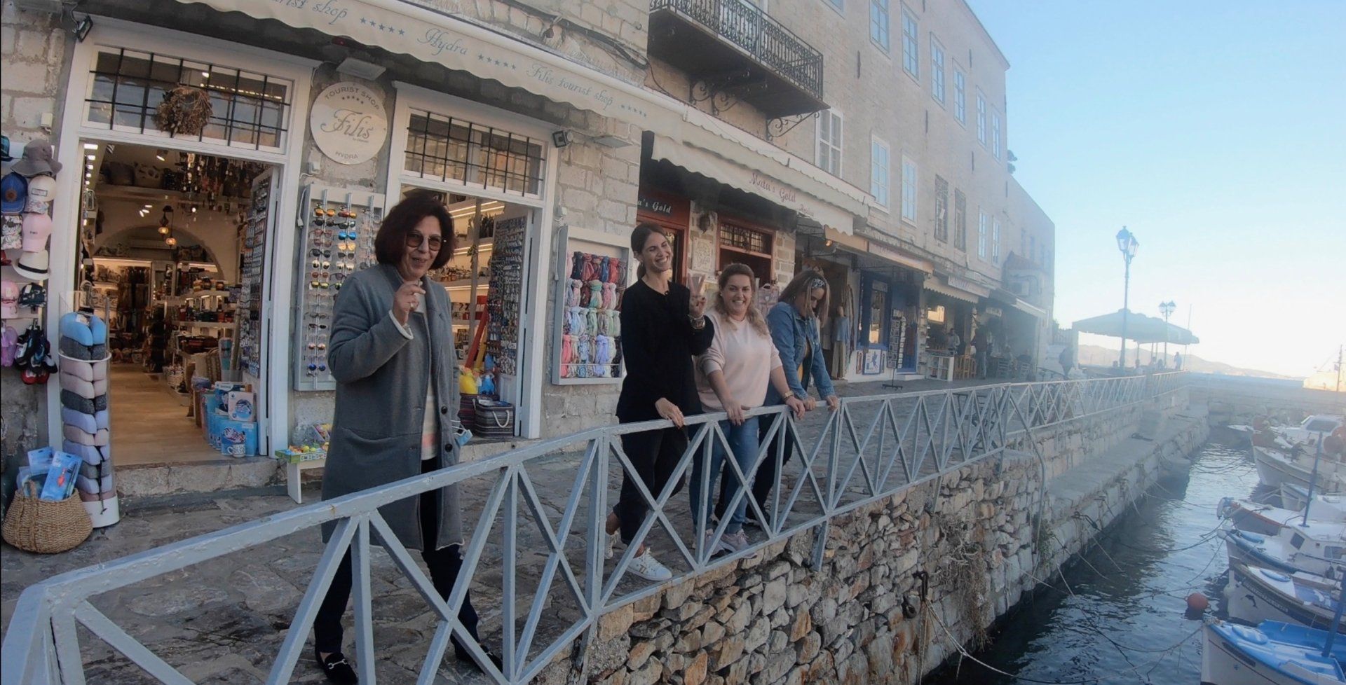 Oct 31 2020 Cleanup operation of seabed rubbish in Hydra Harbour on Hydra Island Greece.
