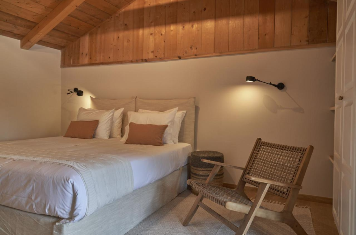 The deluxe Mandraki Beach Resort hotel, Hydra Island Greece