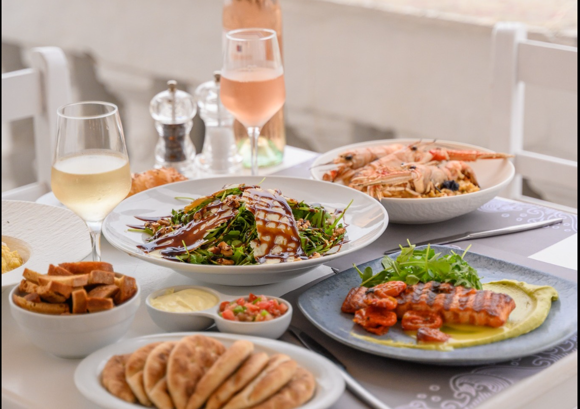 Psarapoula Restaurant on Hydra Island Greece