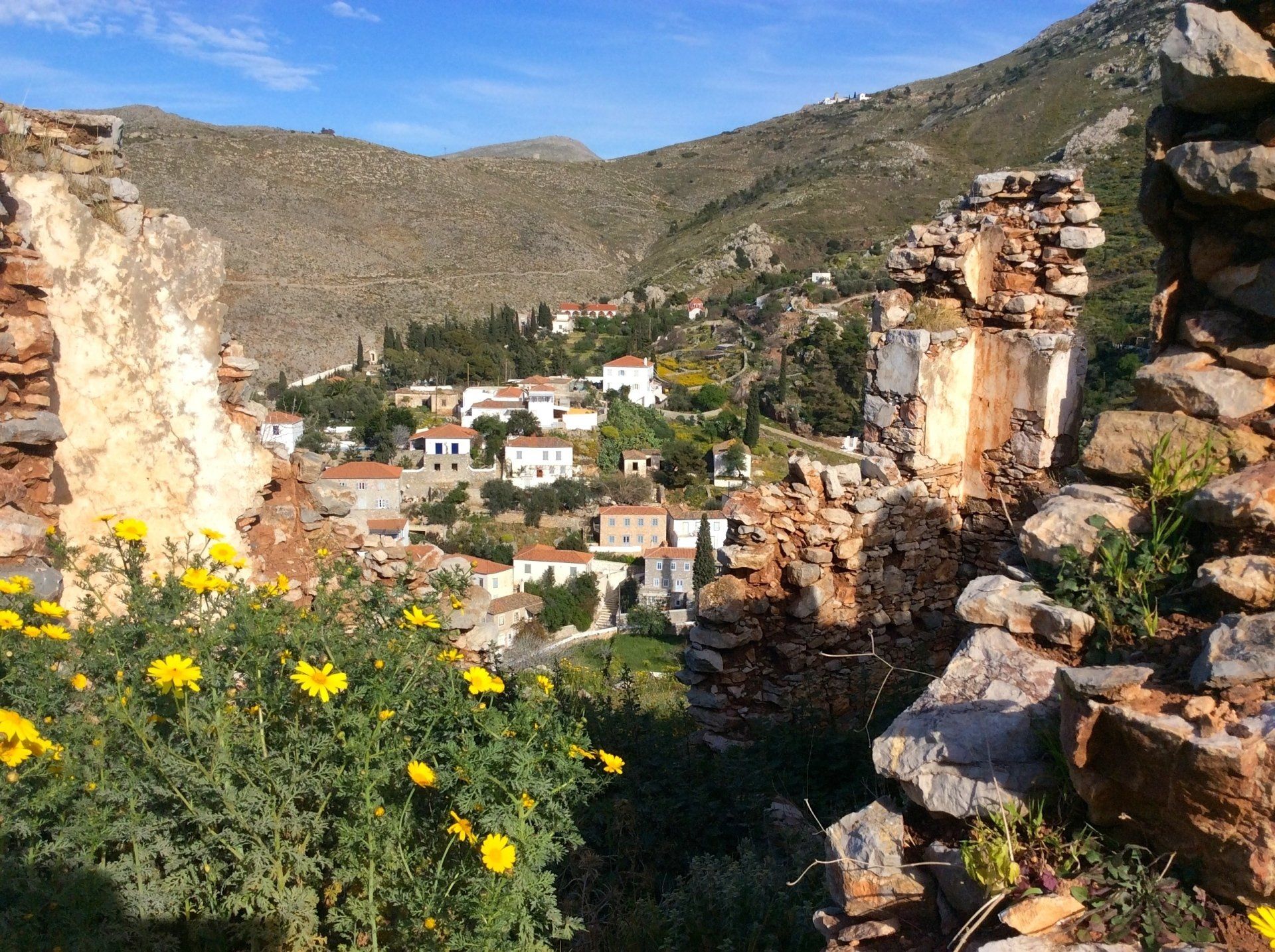 gorgeous spring hikes Winter Holidays on Hydra Island Greece, on HydraDirect