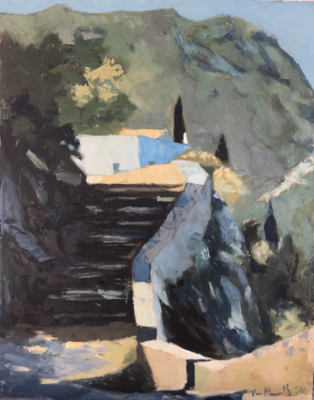 Tom Powell, Artists on Hydra Island Greece