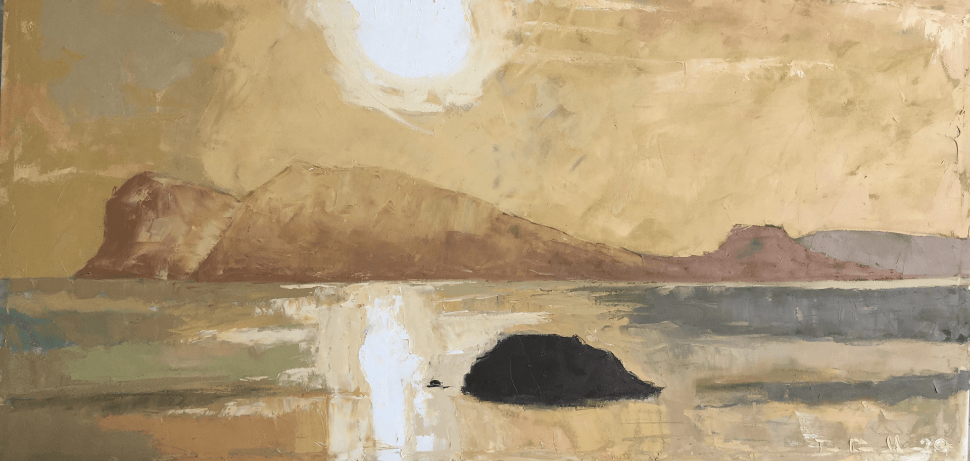 Tom Powell - Artist on Hydra Island Greece.