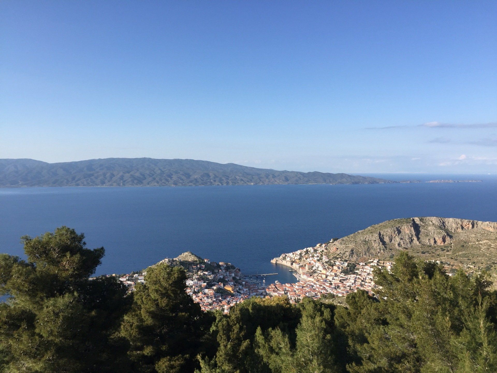 View from Profitis Ilias Hydra Island Greece, photo credit 2020 Willem Jan Smit