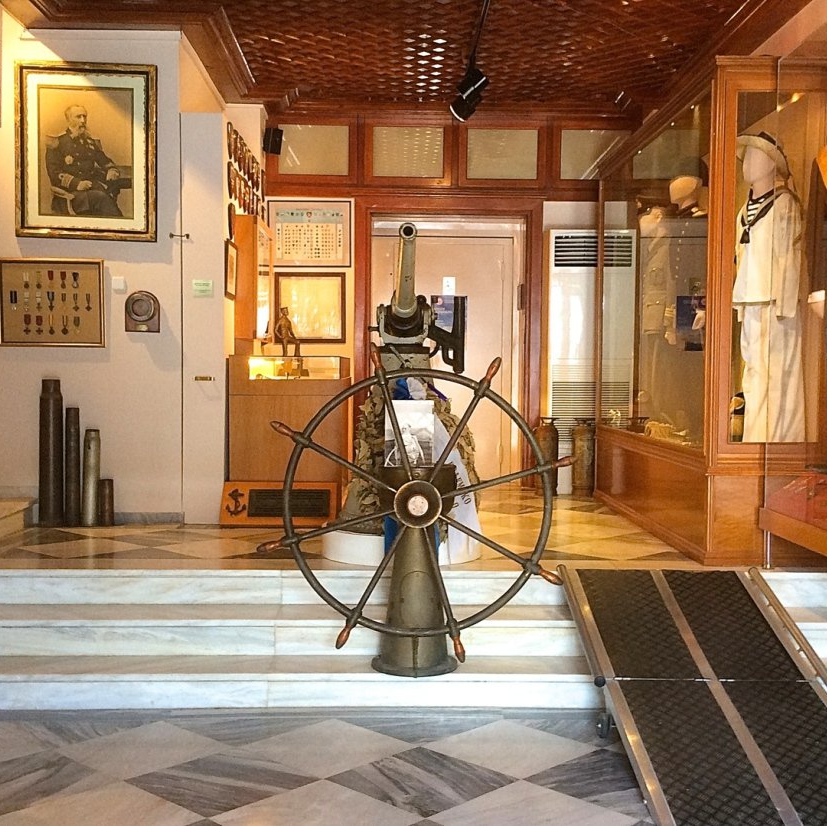 The Historical Archives Museum on Hydra Island Greece