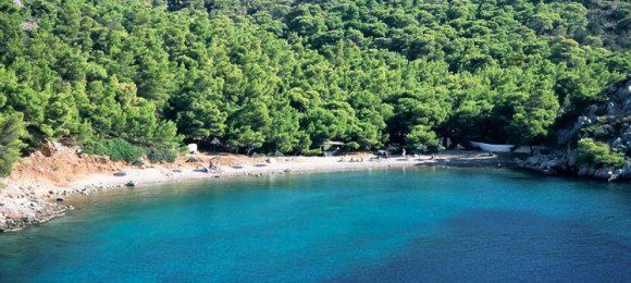 Bisti Beach - beaches on Hydra Island Greece
