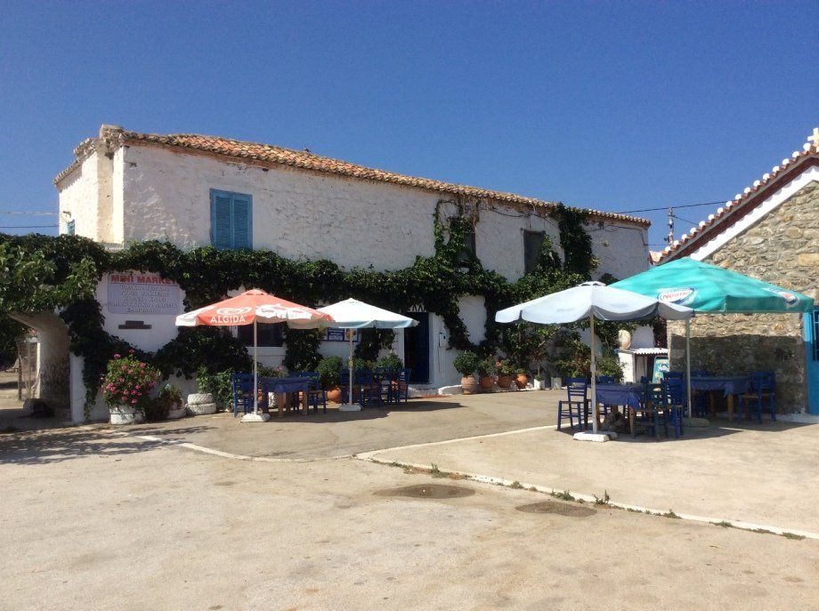 Metochi (mainland Greece), secure parking, then passenger ferry to Hydra Island Greece