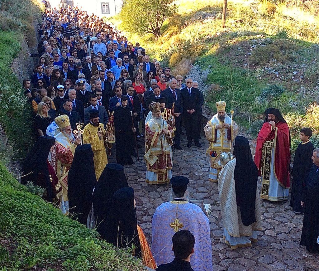 14th November Hydra Patron Saints Day, Ag. Konstantinos, Patron Saint of Hydra, Hydra Island Greece