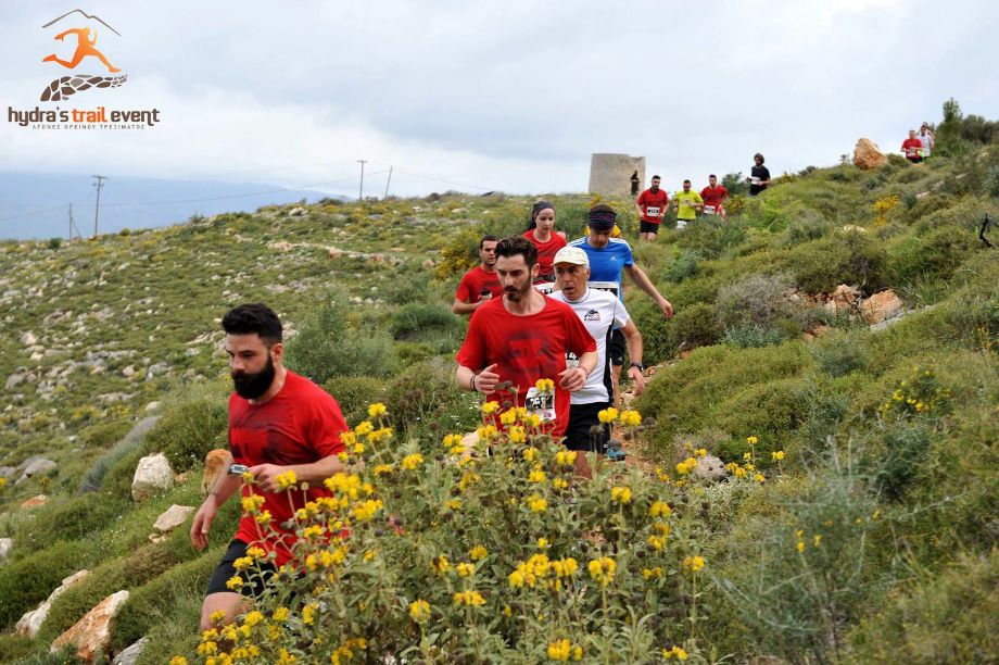 Hydra's Trail Event - running races on hydra island greece