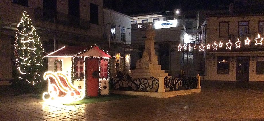 Christmas Decorations Christmas, New Year and Winter in General on Hydra Island Greece