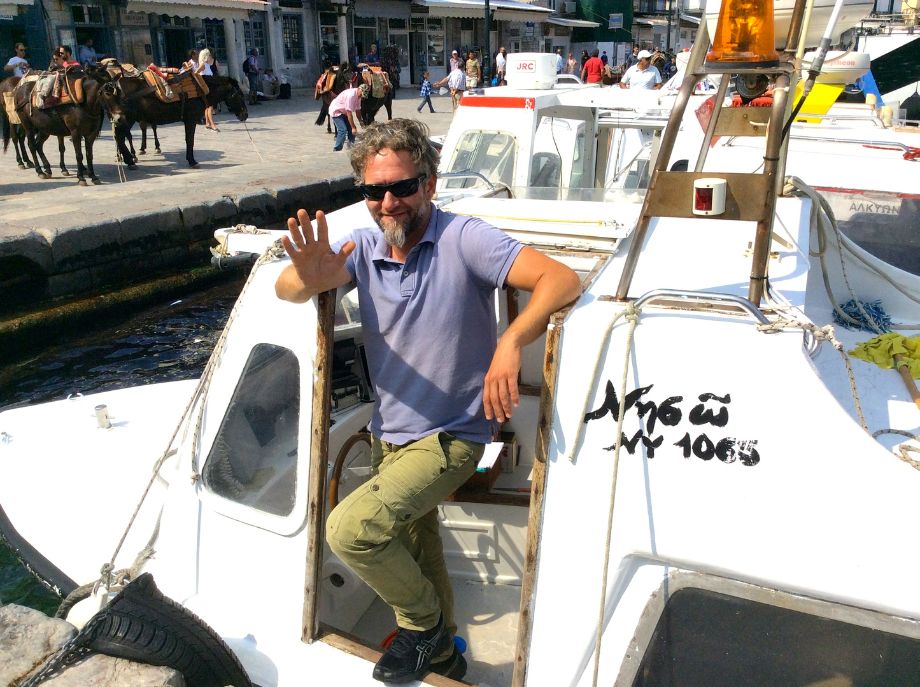 Manos with Neso Sea Taxi Neso Sea Taxi - Hydra Transport, Travel and Information for Hydra Island Greece