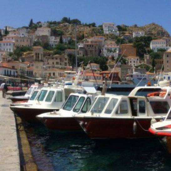 Luggage on Hydra Island Greece, how to get to the island and transport options once you are on Hydra.