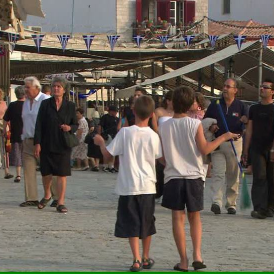 Be prepared to walk on Hydra Island Greece.