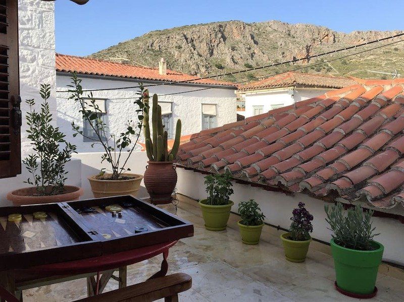 Corner Town House for sale on Hydra Island.