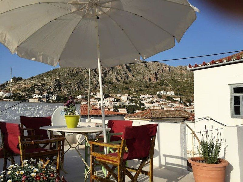 Corner Town House for sale on Hydra Island.