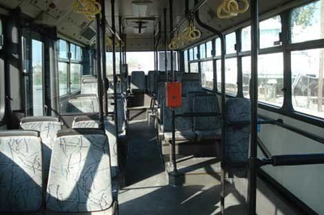 X96 Express Bus at Athens International Airport Greece