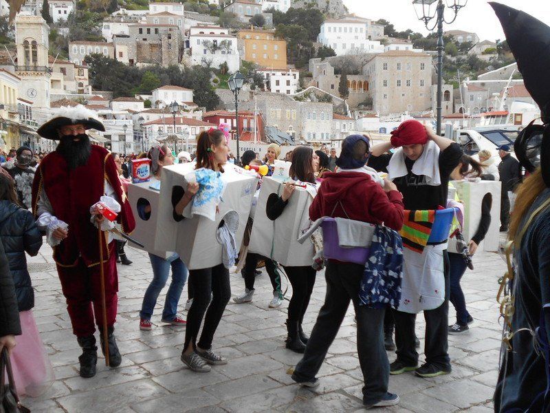Αποκριές (Apokriés) Carnival on Hydra Island Greece 2014