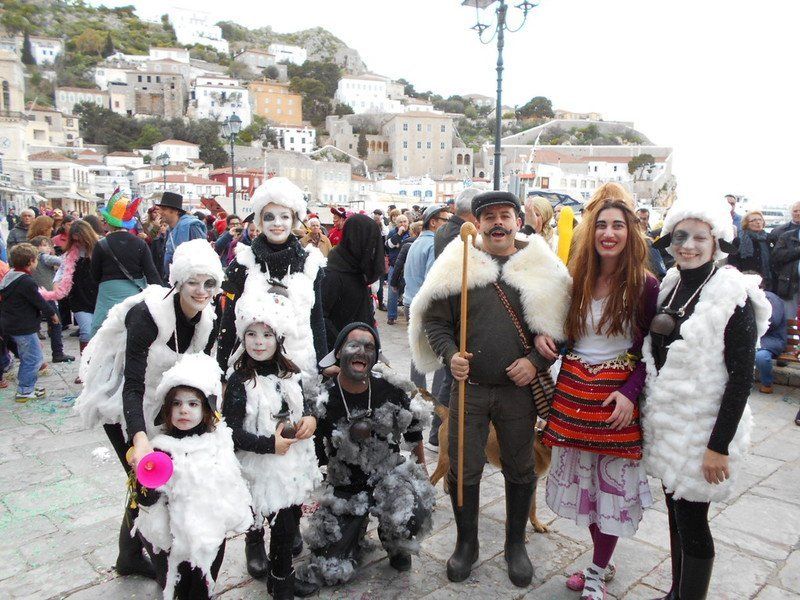 Αποκριές (Apokriés) Carnival on Hydra Island Greece 2014