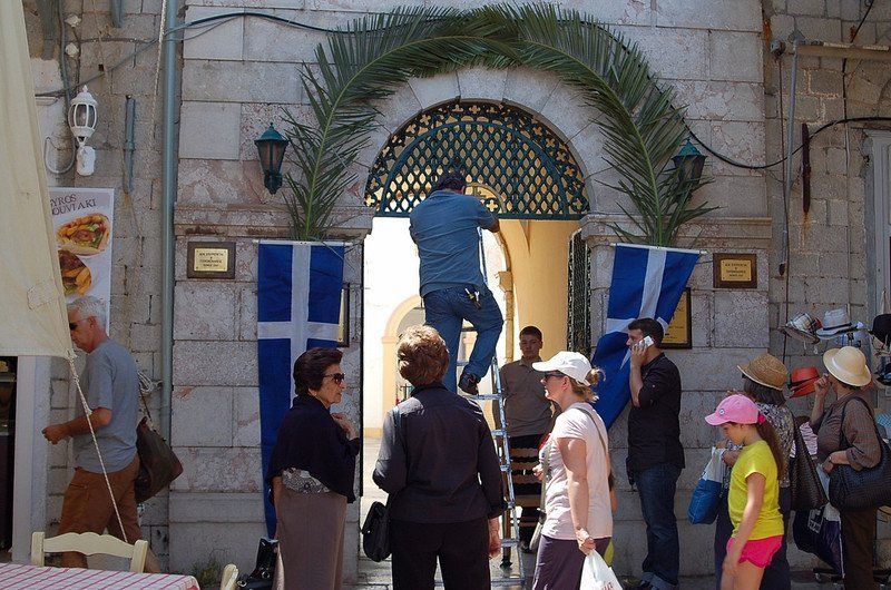 Pascha (Greek Orthodox Easter) on Hydra Island Greece 2015