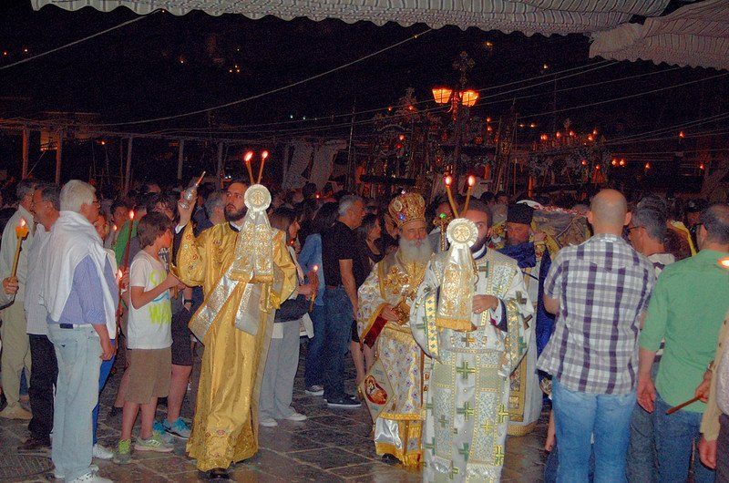 Pascha (Greek Orthodox Easter) on Hydra Island Greece 2015