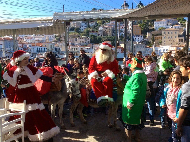 Christmas, New Year and Winter in General on Hydra Island Greece
