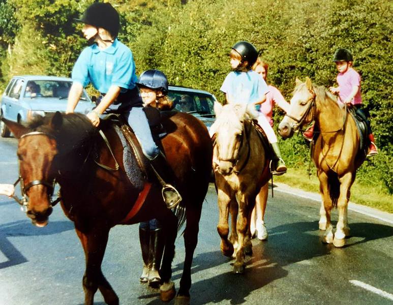 Horse treks on Hydra Island Greece with Harriet Jarman of Harrie's Hydra Horses