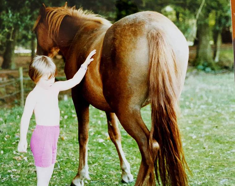 Horse treks on Hydra Island Greece with Harriet Jarman of Harrie's Hydra Horses