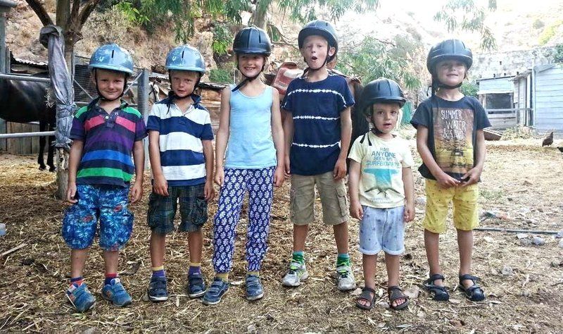 Horse treks on Hydra Island Greece with Harriet Jarman of Harrie's Hydra Horses