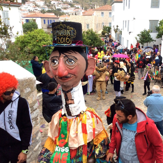 Carnival on Hydra Island Greece