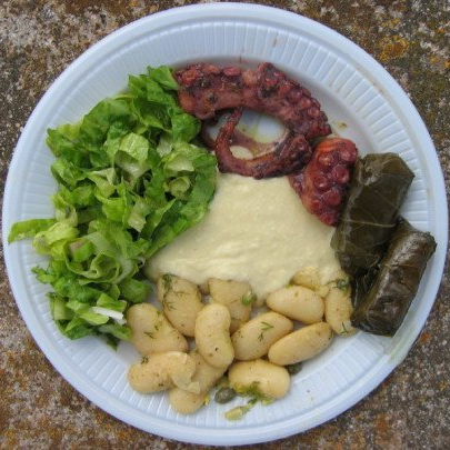 Clean Monday on Hydra Island Greece.