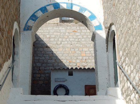 Hellenic Coastguard (Port Police) on Hydra Island Greece
