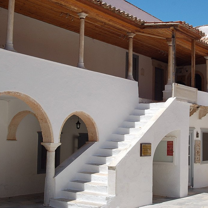 Ecclesiastical Museum on Hydra Island Greece