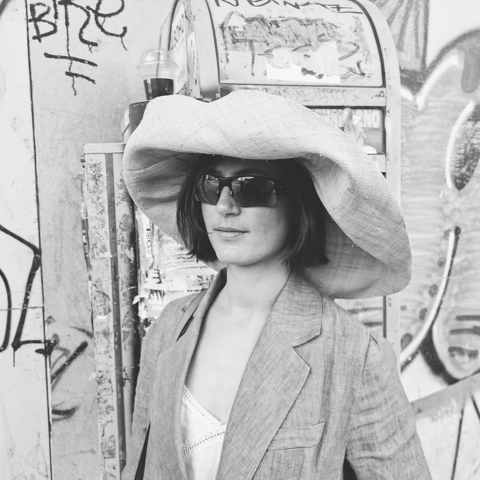 Wilhelmina von Blumenthal of Wilhelmina's Art Gallery at the Mandraki Beach Resort on Hydra Island Greece.