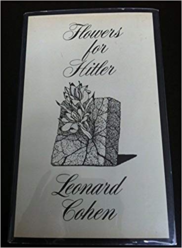 Visit Amazon Book cover for Flower For Hitler by Leonard Cohen published when he was living on Hydra Island Greece with link from HydraDirect to Amazon