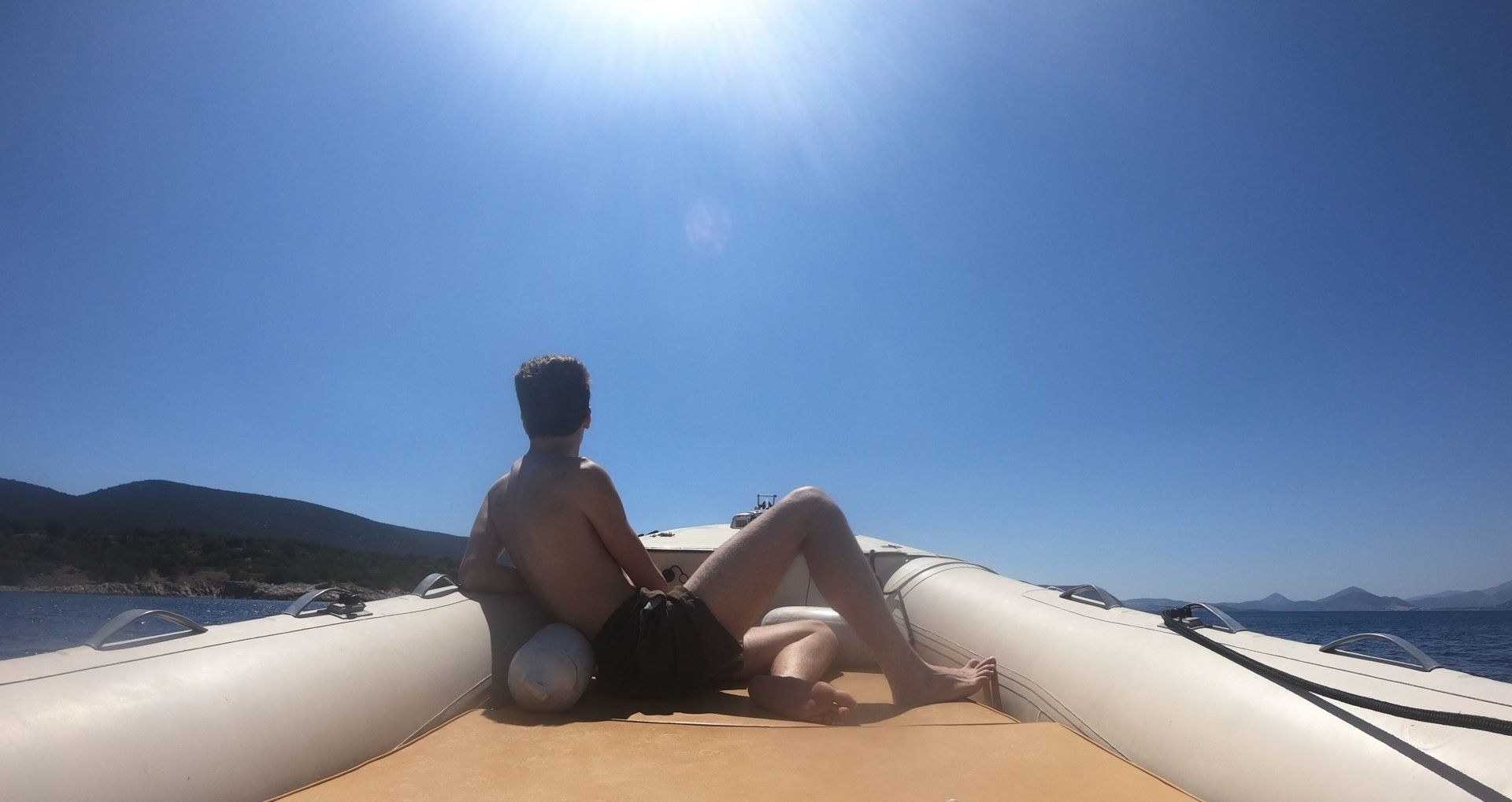 Heading out for a day on a Hydra Rent A Boat, boat rental for your Hydra Island Greece holidays.