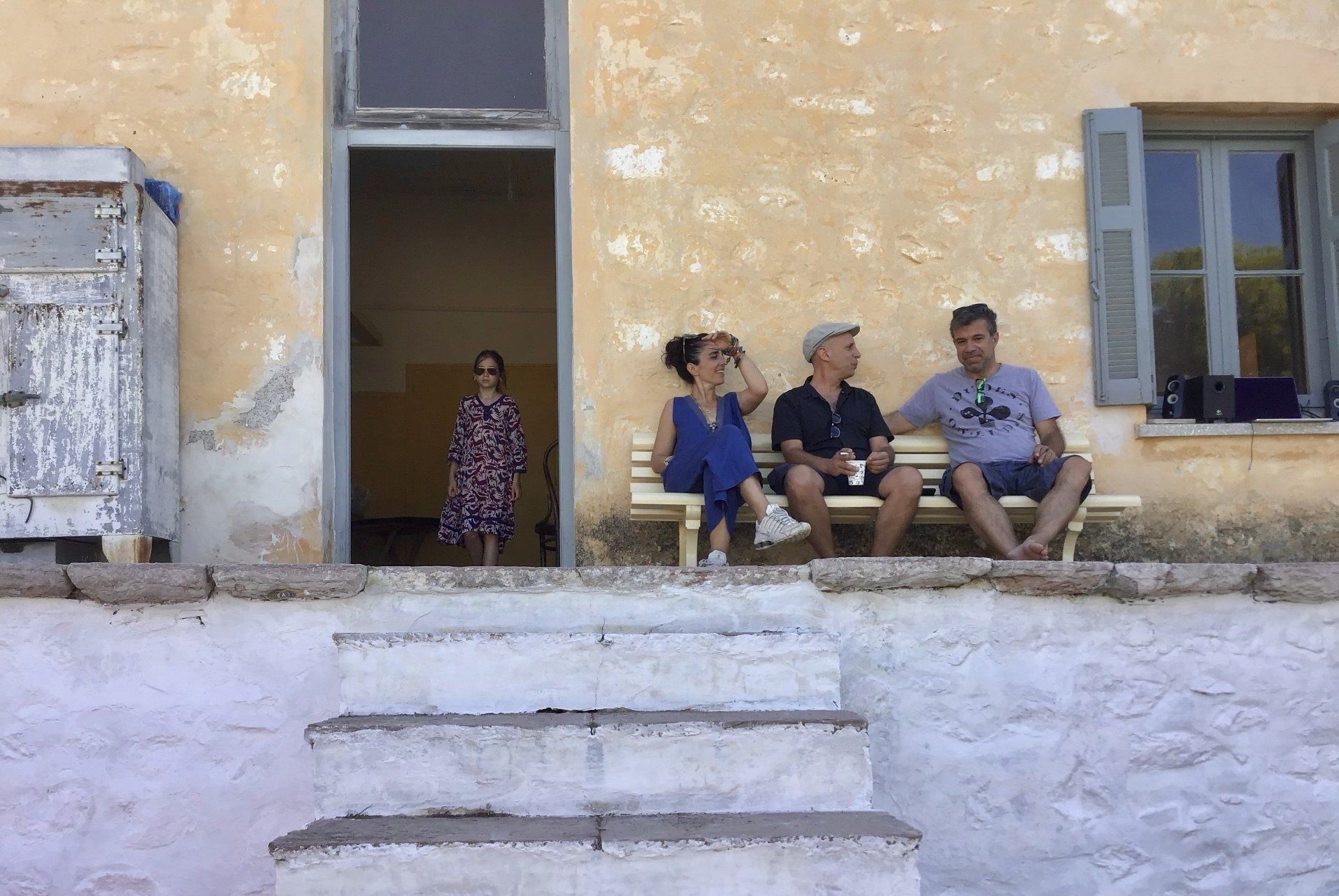 Ag Anargyros name day service and open house at Episkopi as guest of Sotirios Iliadis, July 4th 2020 on Hydra Island Greece.