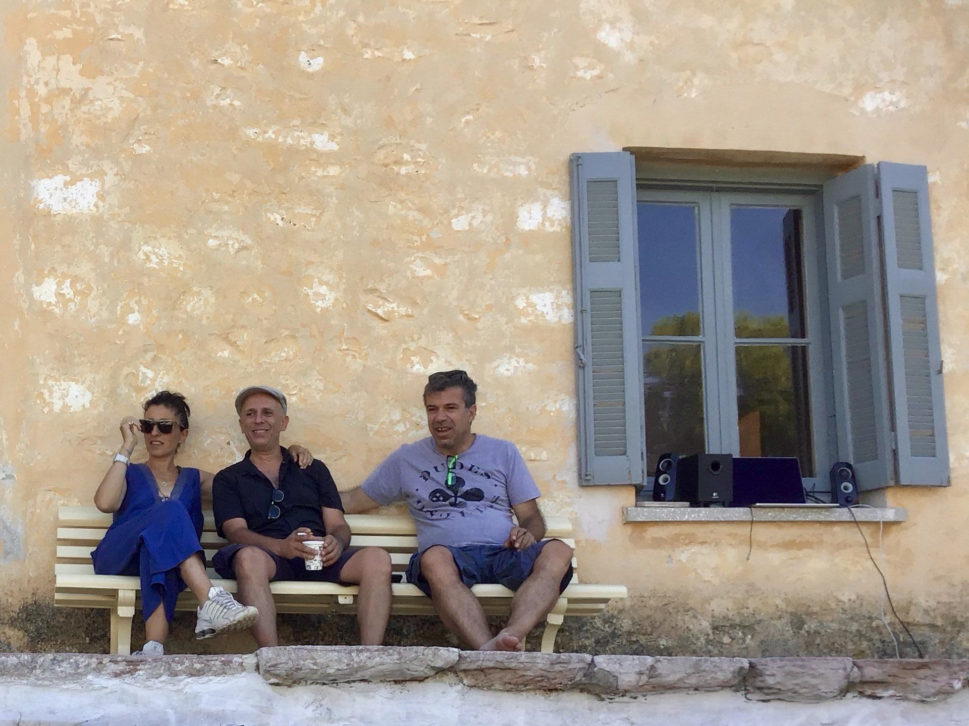 Ag Anargyros name day service and open house at Episkopi as guest of Sotirios Iliadis, July 4th 2020 on Hydra Island Greece.