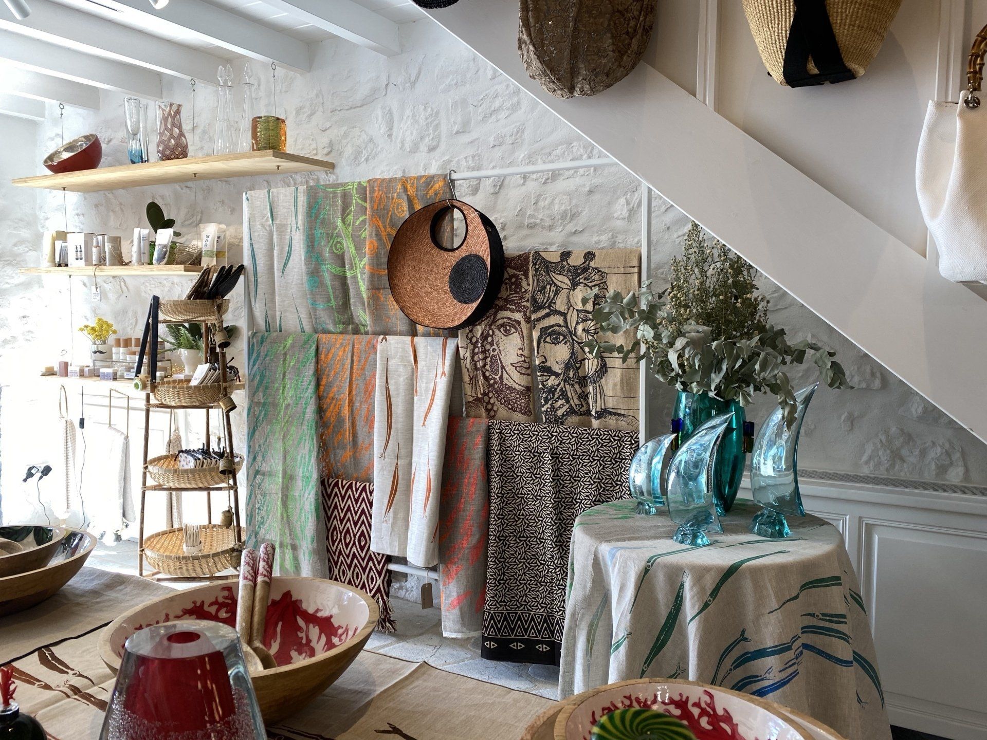 Koutsikou Hydra, interiors and fashion shop on Hydra Island Greece