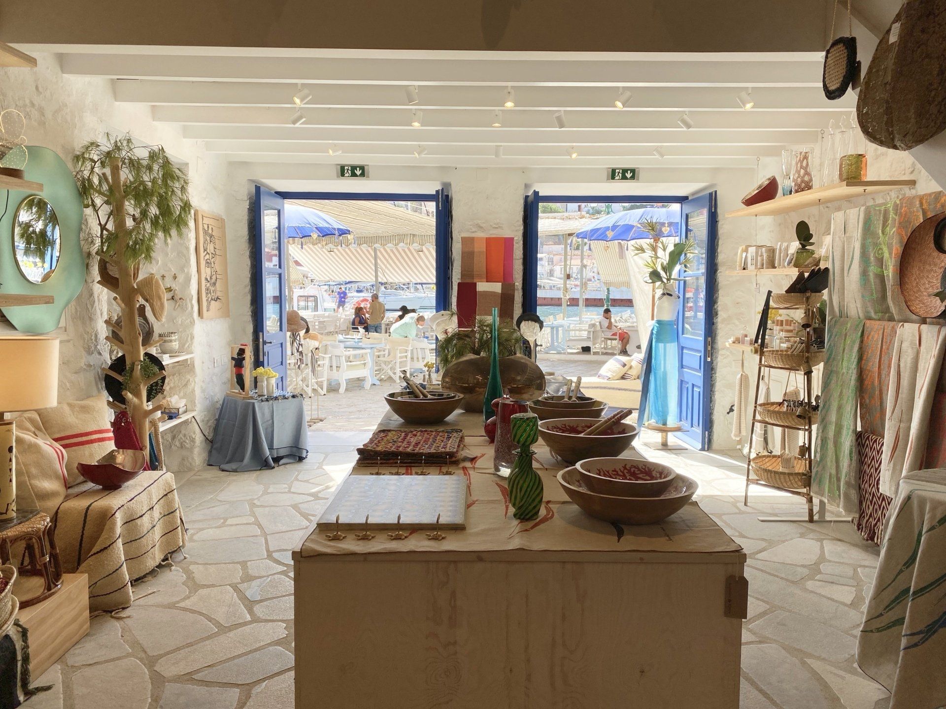 Koutsikou Hydra, interiors and fashion shop on Hydra Island Greece
